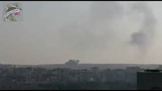 Сирия. Война в Сирии. Российские военные самолеты уничтожают террористов в Кафр Хамра