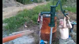Первая вода из Абиссинской скважины.