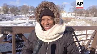 Braving Frigid Temps To See Frozen Waterfall