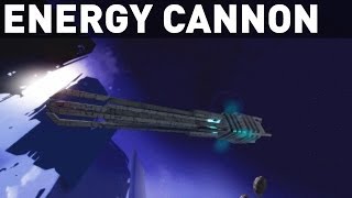 Large Energy Cannon & Destruction of Atlantis! (Space Engineers)