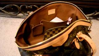 What's inside my bag? Louis Vuitton Tivoli GM Handbag - Showing what fits