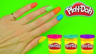 DIY| МАНИКЮР ИЗ ПЛАСТИЛИНА Play Doh/ Play Doh Nails