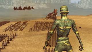 The Tomb Kings Battle: Pyramid of Nagash  - Total War WARHAMMER Cinematic Battle Machinima