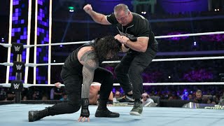 WWE ROMAN REIGNS VS SHANE MCMAHON SUPER SHOWDOWN 2019 HIGHLIGHTS HD