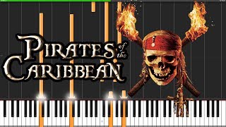 Pirates of the Caribbean Medley [Piano Tutorial] (Synthesia) // David Kaylor