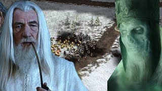Приятно, когда никто не сидит на базе Властелин колец BFME 2 ROTWK ENNORATH MOD