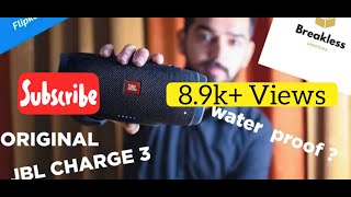 JBL Charge 3 Wireless Speaker Unboxing And Review Hindi | Sound Test | Breakless Unboxing |