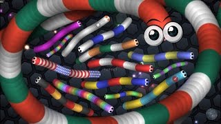 57,000 Mass "Play against A.I" BECOMING THE BIGGEST SNAKE (Slither.io - iPhone Gameplay)
