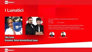 Fabio Fortuna a I Lunatici Radio 2 del 24 01 2020