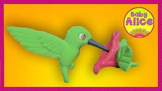 Коробочка с сюрпризом игрушка птичка Колибри и мармелад Sweet box