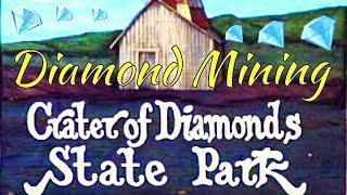 Diamond Mining at Crater Of Diamonds State Park in Arkansas