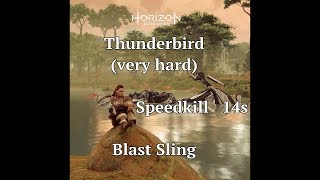 Horizon Zero Dawn™ Speedkill Thunderbird in 14s with Blast Sling