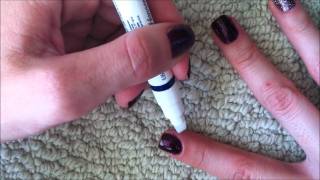Method one Sally Hansen Pens used  for Cleaning Up Manicure