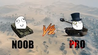 World Of Tanks PRO vs NOOB