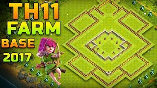 Clash Of Clans | "NEW" BEST TH11  | Farming /Trophy Base | 2017 | #1