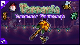 Army Of Bees Rises! | Let's Play Terraria 1.3 | Summoner Playthrough [#7]