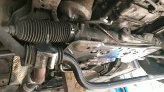 Замена подушек под мотором и коробкой W203.
