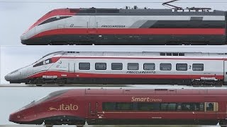 Train Spotting - Frecciarossa, Frecciargento, Italo & others on high speed line