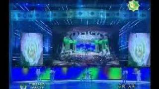 Turkmen president Berdimuhamedow - "Sana menin ak gullerim"