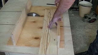 Торцовочная каретка на самодельную циркулярку