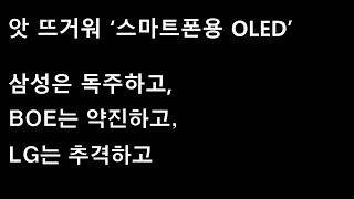 앗 뜨거워 스마트폰용  OLED 삼성은 독주하고, BOE는 약진하고, LG는 추격하고