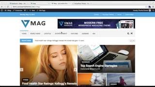 Vmag - How to Add Menus In Header, Top and Footer Along With Header Ad