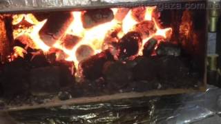 На торфяных брикетах твердотопливный котел Energy SF 25кВт эксперимент топить дешево Тепло Без Газа