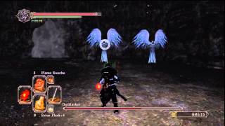 Dark Souls II - Darklurker boss battle (DEX/Pyromancy)