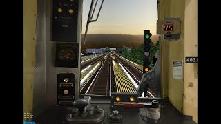 OpenBVE HD: NYC Subway R42 Z Express Train (Broadway Junction to Marcy Avenue) Cab Ride Preview