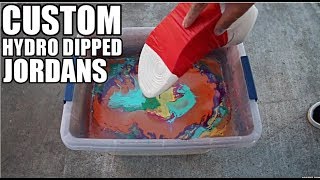 HOW TO HYDRO DIP JORDANS !! (EASY WAY)