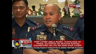 PNP chief Dela Rosa, itatalaga ni Pres. Duterte sa Bucor kapag nagretiro na ito bilang PNP chief