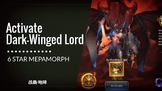 Legacy of Discord- Activate 6 Stars Metamorph Dark- Winged Lord Plus Mega BR Boost