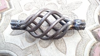 Элемент холодной ковки "Корзинка".DIY.Element cold forging "Basket".
