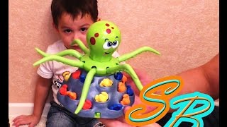 Играем в осьминога Жоли и слушаем его зажигательный смех  Playing Joli octopus and listening to its