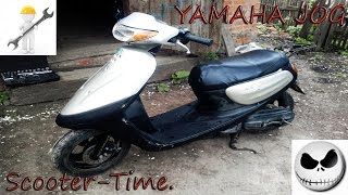 Ремонт YAMAHA JOG (5BM) 4 летний застой, после Контейнера.