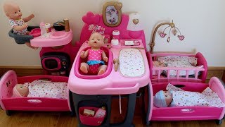 Baby Born Baby Annabell in the Nursery Center compilation,  Pretend play with Baby Dolls