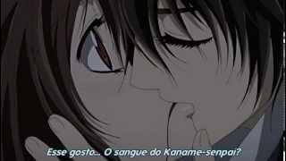 Beijo vampire knight yuki e kaname