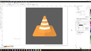 Draw Traffic Cone in Corel DRAW