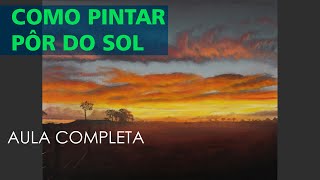 COMO PINTAR PÔR DO SOL | AULA COMPLETA | Amauri Jr Artes