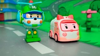 Мультфильмыс игрушками Робокар Поли все серии подряд.