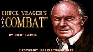 Chuck Yeager's Air Combat gameplay (PC Game, 1991)
