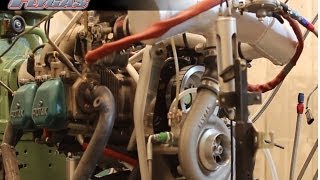 Rotax 912  SuperCharged on test bench