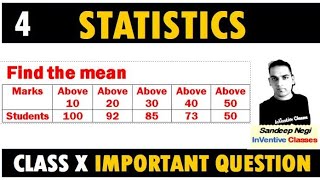 STATISTICS |CLASS 10| NCERT| RD SOLUTION|FIND MEAN ABOVE THAN