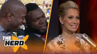 Did Big Papi try to get Magic to tamper with LeBron James? - Kristine and Colin react | THE HERD