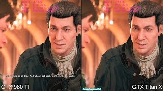 Assassin's Creed Unity GTX 980 TI Vs GTX Titan X Frame Rate Comparison
