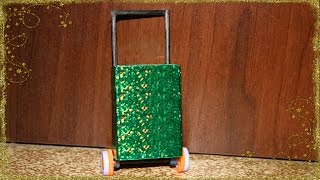 Как Сделать Дорожный Чемодан для Кукол.How to Make Doll Luggage [ Suitcase ]