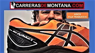 Asics Trabuco 6: Zapatillas trail running. Análisis por Mayayo