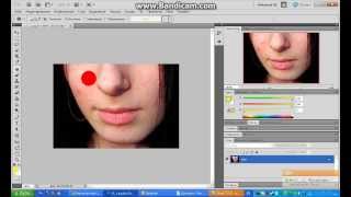 Как убрать прыщи + ретушь лица в Photoshop CS5