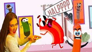 БЕГИ СОСИСКА, БЕГИ!!! Новый забег! ВЕСЕЛАЯ ИГРА КАК ТОМ ЗА ЗОЛОТОМ ОТ КАНАЛА КАТАЛЕКС!