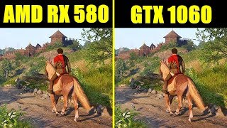 Kingdom Come Deliverance GTX 1060 Vs AMD RX 580 1080p Frame Rate Comparison